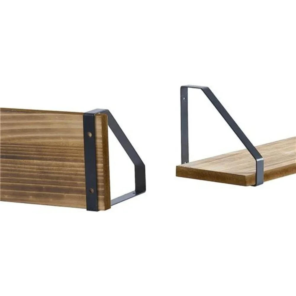 Floating Wall Shelves for Bedroom/Bathroom, Set of 3, Hanging Shelf